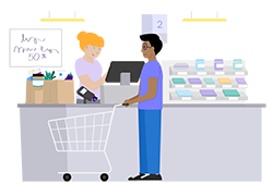 Graphic of young adult buying groceries.png