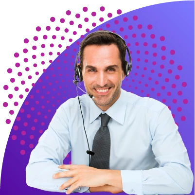 a male lending specialist team member ready to assist you over the phone with your financial goals